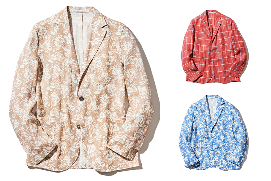 シャツ仕立てのジャケットが夏にクールに