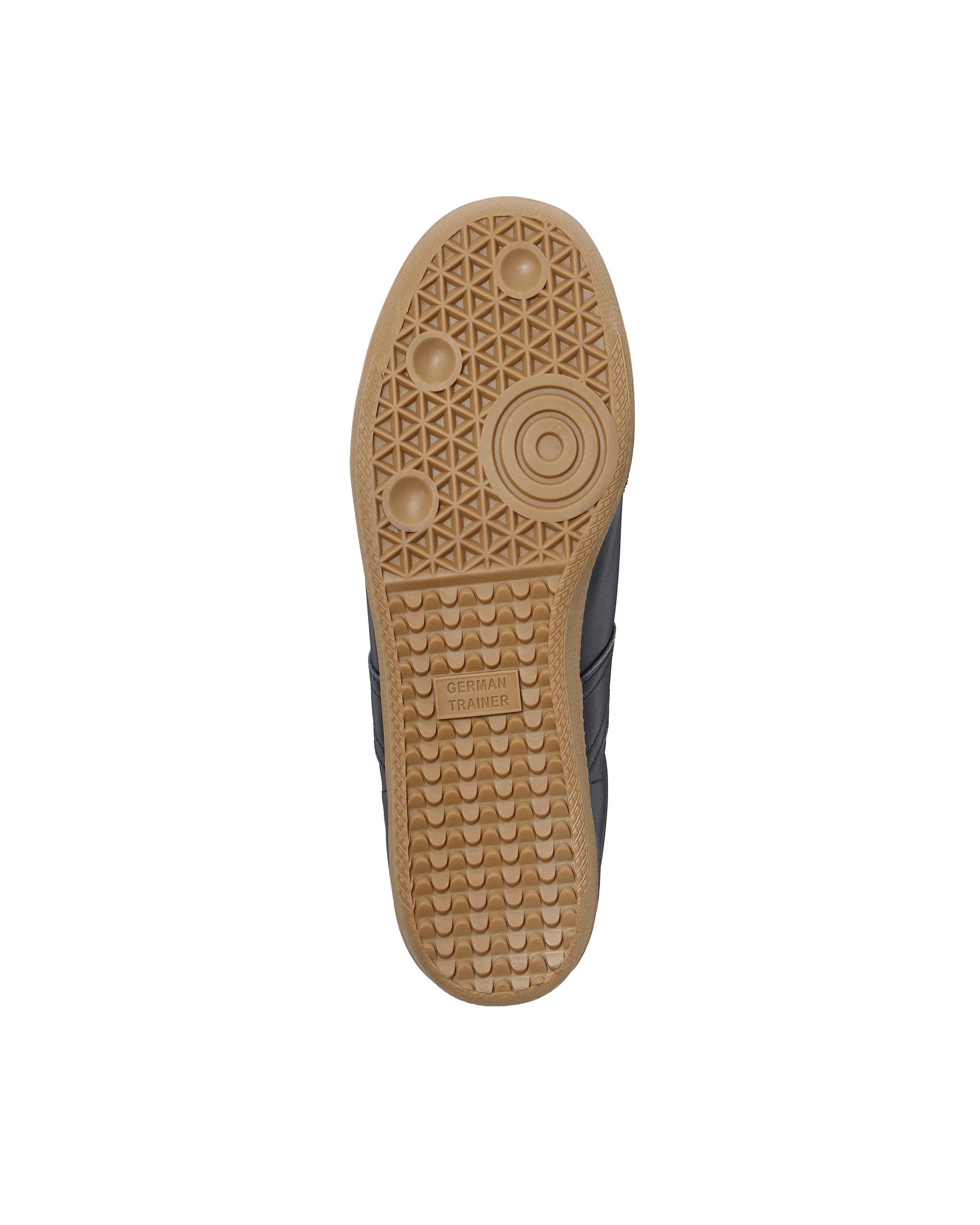 GERMAN TRAINER レースアップ レザースニーカー 42700 / ALL LEATHER / ブラック