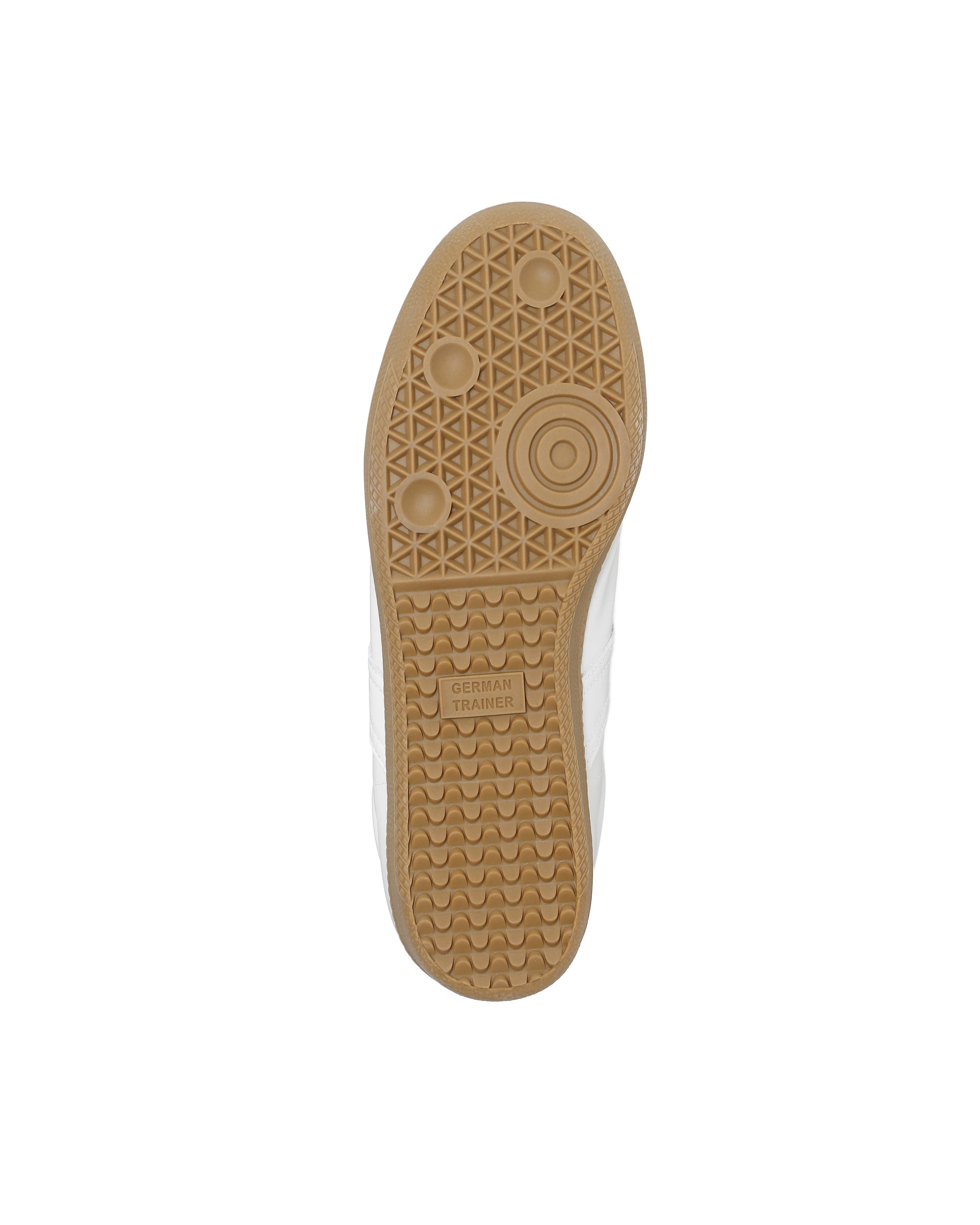 GERMAN TRAINER レースアップ レザースニーカー 42700 / ALL LEATHER / ホワイト