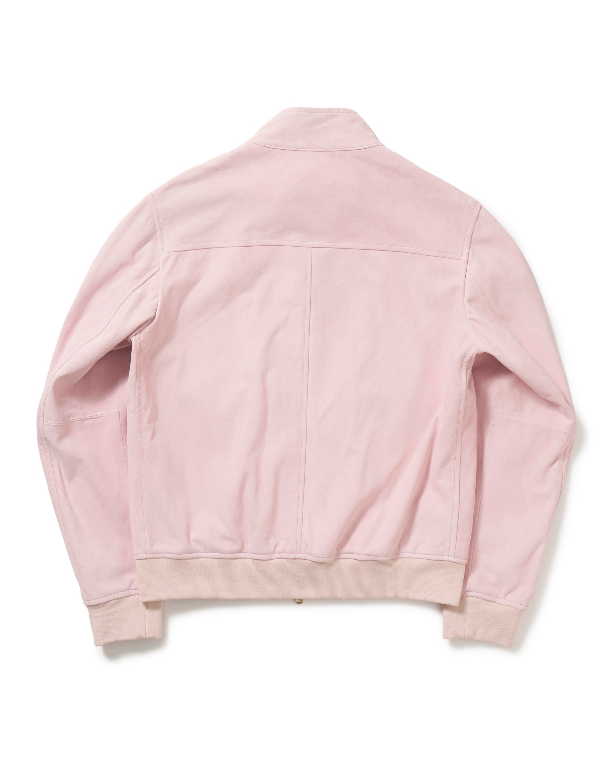 GREYSON(グレイソン) ゴールドZIP ゴートスエード スタンドカラーブルゾン / ベイビーローズ