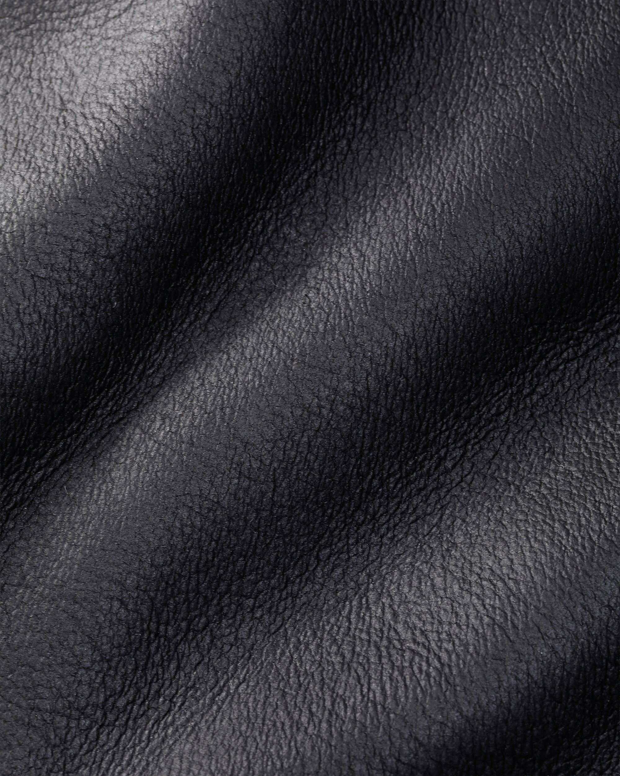 WALLAS Gunmetal Zip Special Mouton Hooded Coat / Black