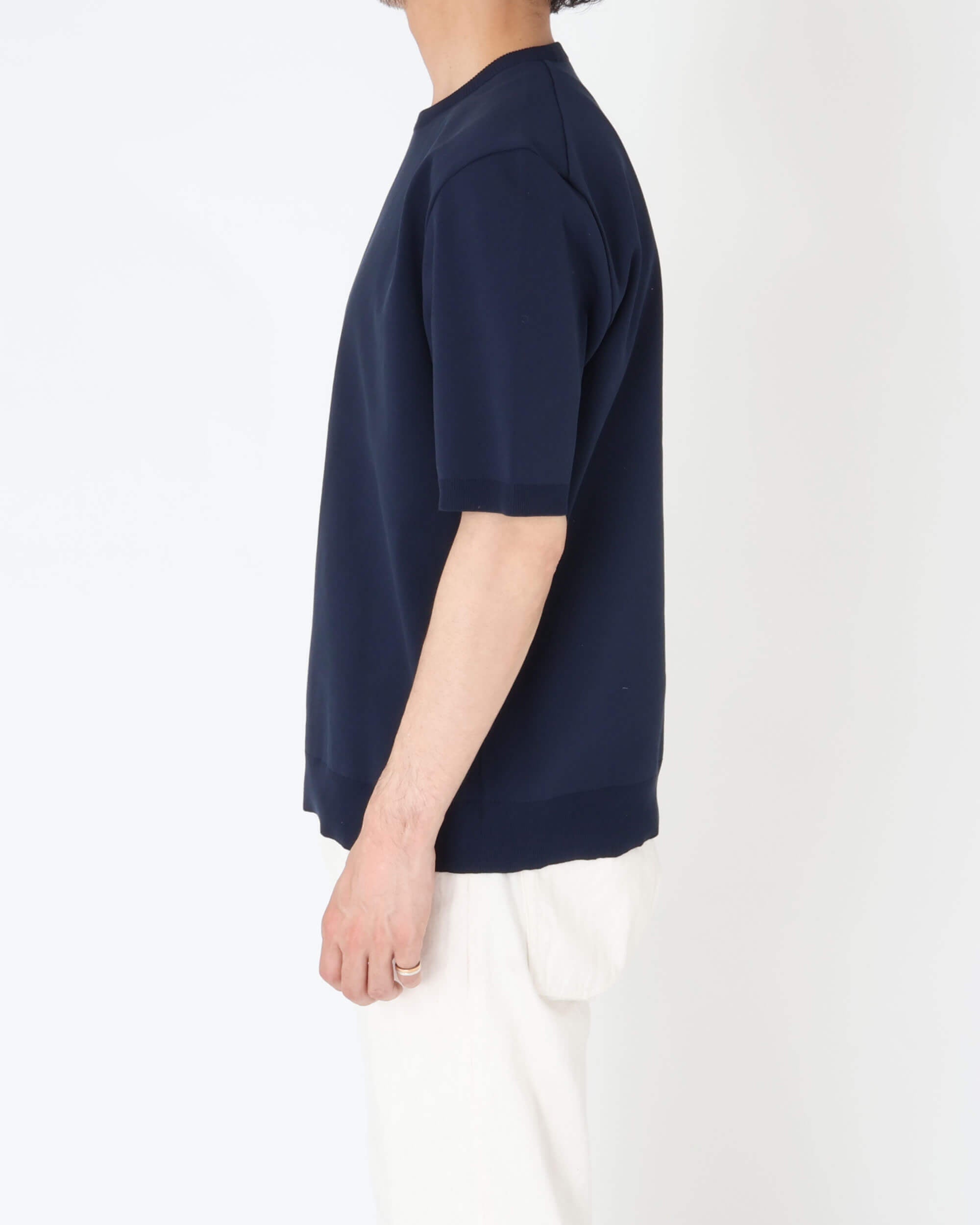 WASHABLE KNIT CREW S/S