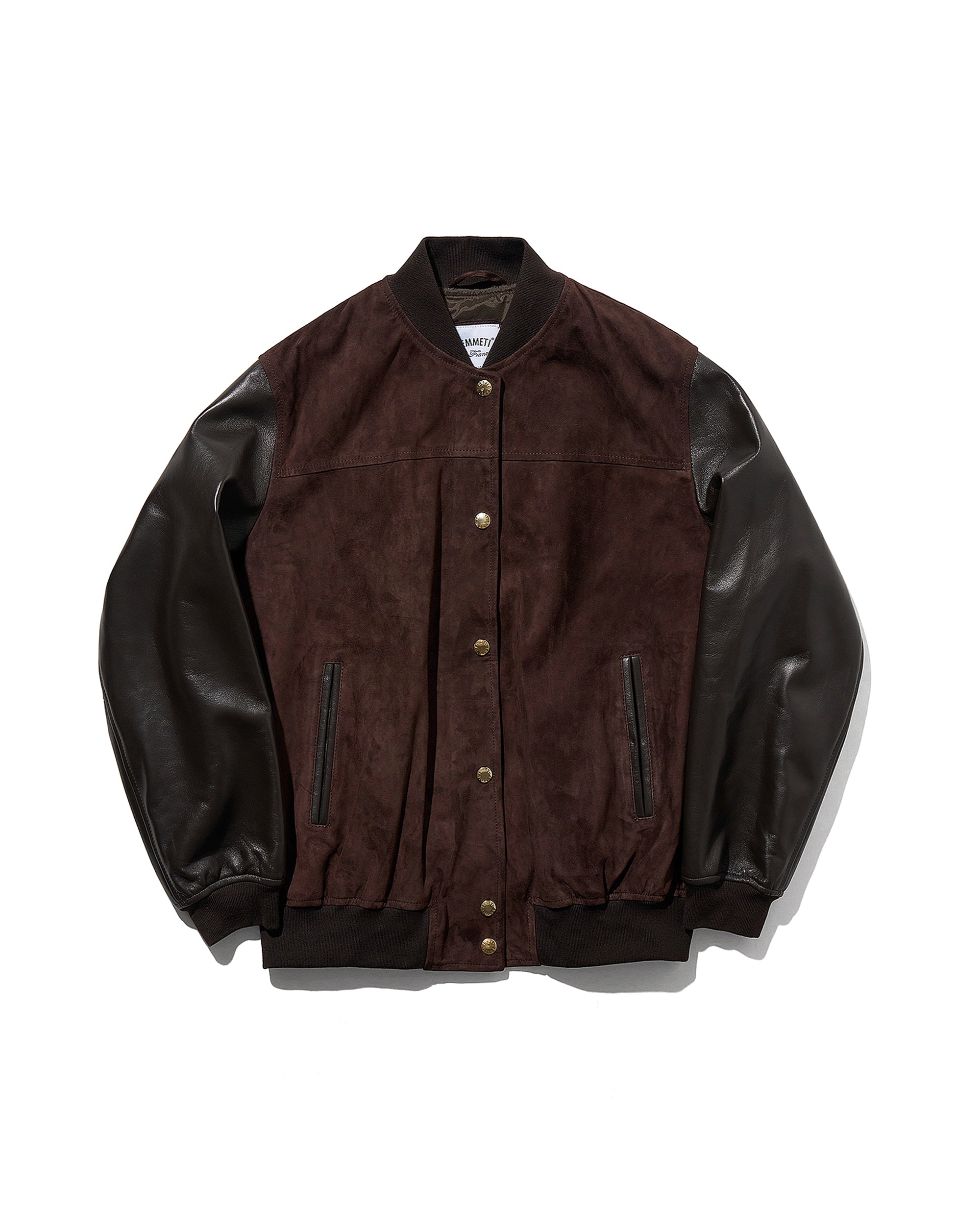アイレネ　irene Fur hoded leather jacket レザー IRENE（イレーネ）スエード×ナッパ レザーブルゾン