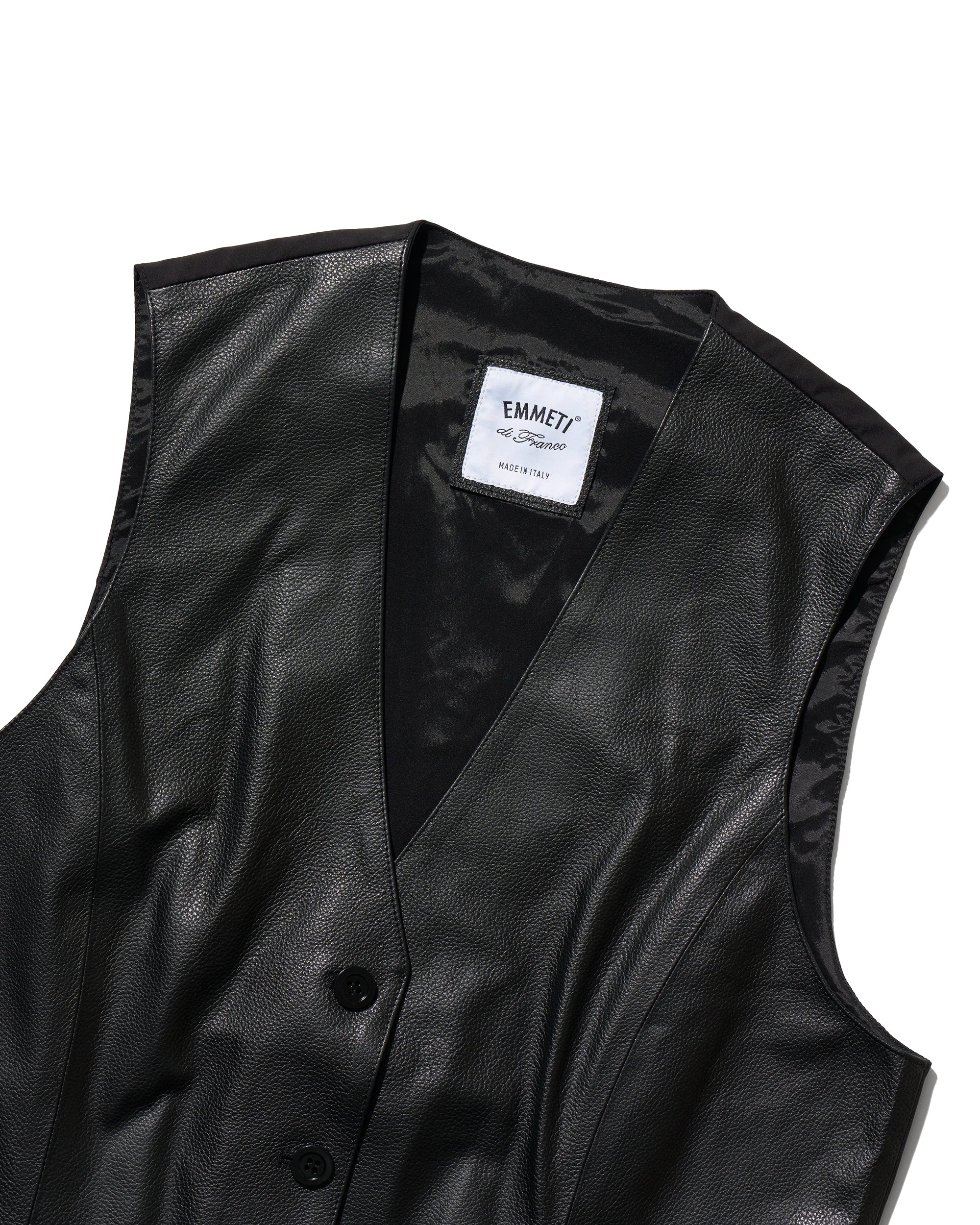 【坪田あさみコラボ】LUISA 25(ルイザ25) カーフレザーロングジレ