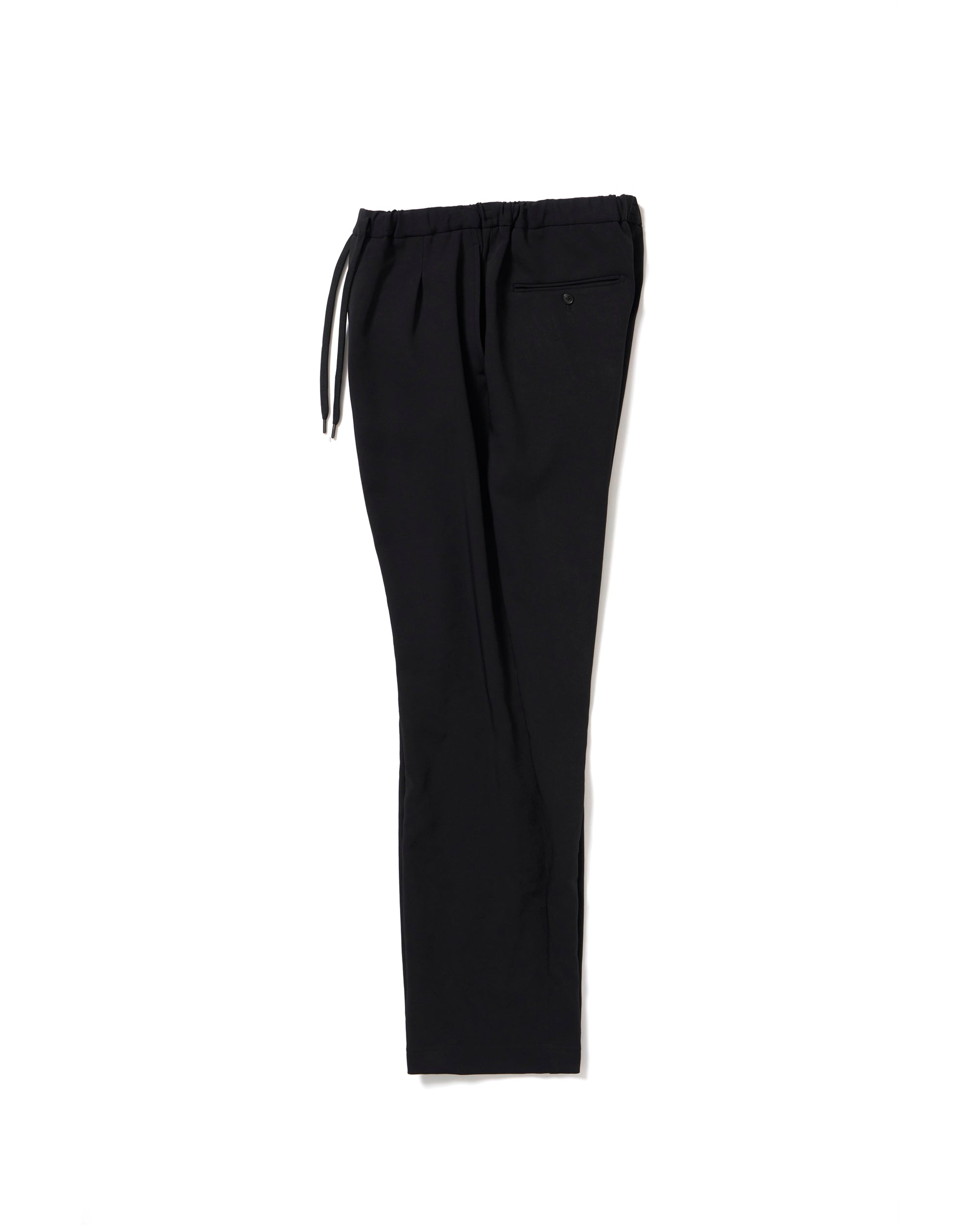 PA-IS-AS-0-007 Pantaloni ampi a 1 pinza / Neri