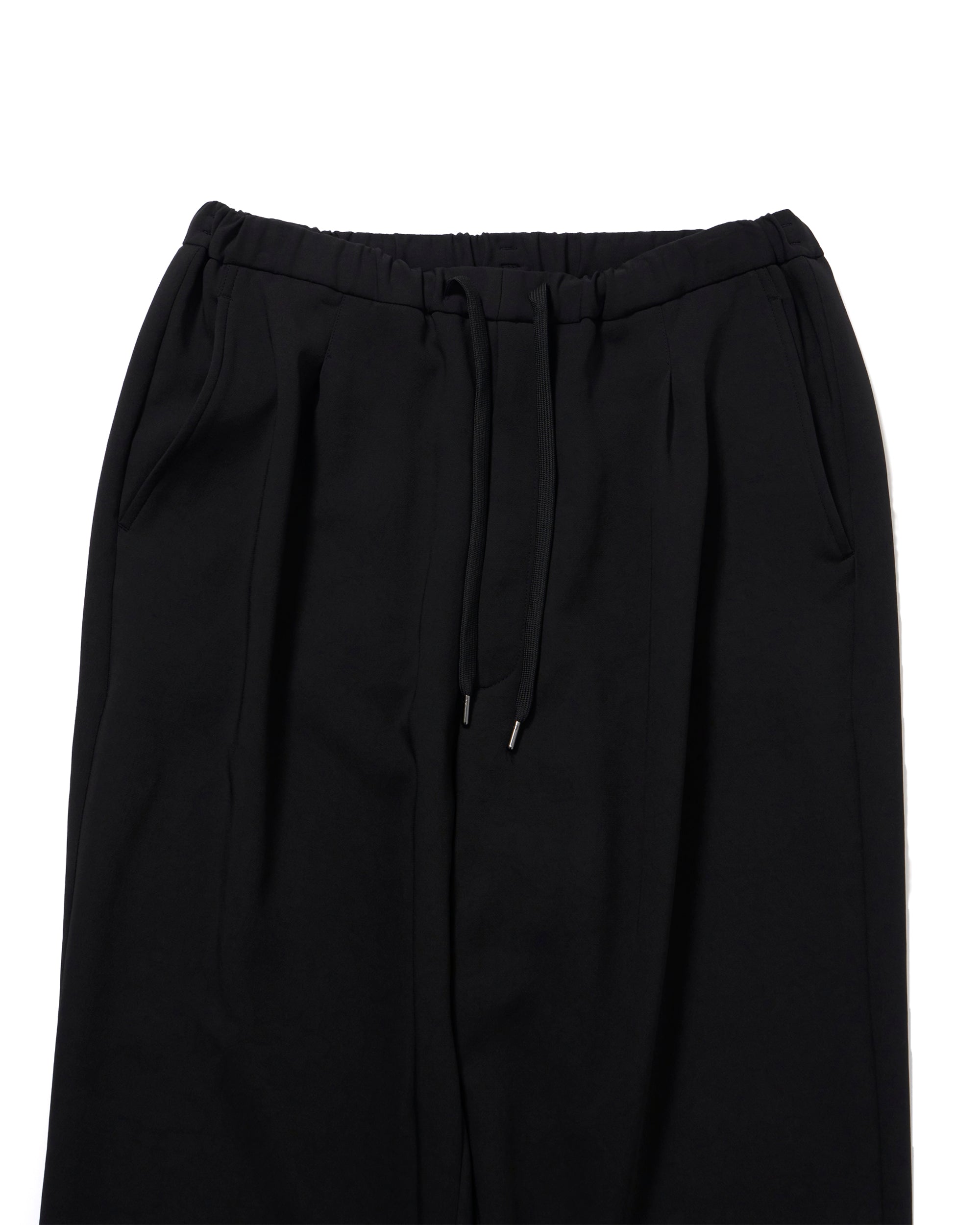 PA-IS-AS-0-007 Pantaloni ampi a 1 pinza / Neri