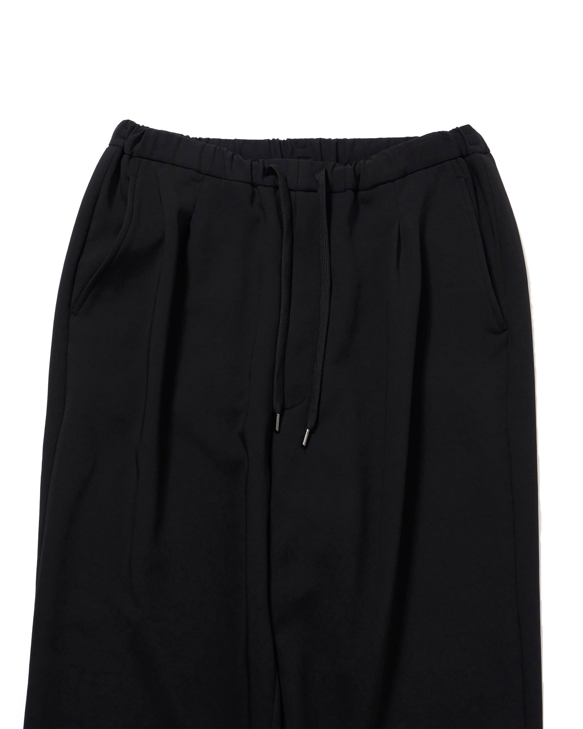 PA-IS-AS-0-007 1プリーツ ワイドPANTS / ブラック