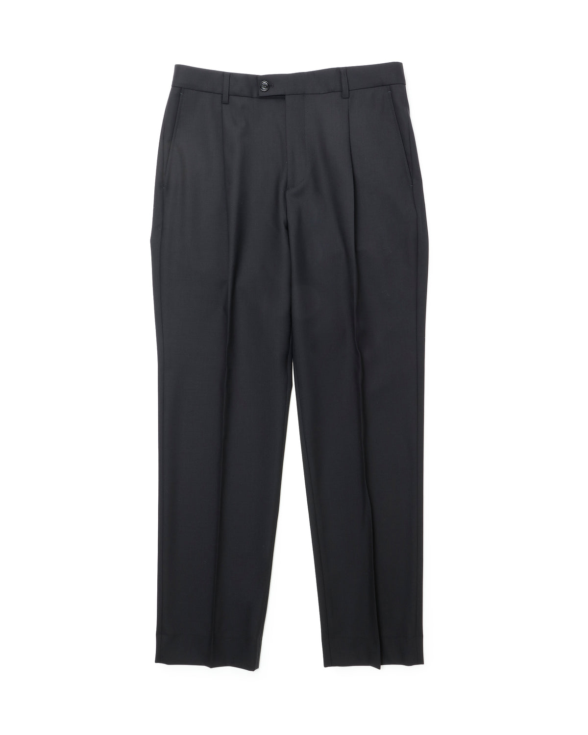 SANDY Pantaloni con 1 pince in misto lana / Nero