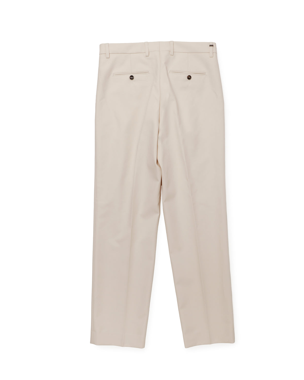 SANDY Pantaloni con una pince in twill di cotone / Panna