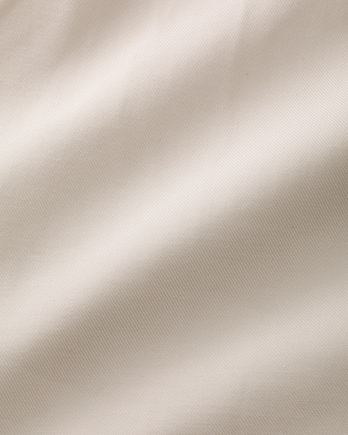 SANDY Pantaloni con una pince in twill di cotone / Panna