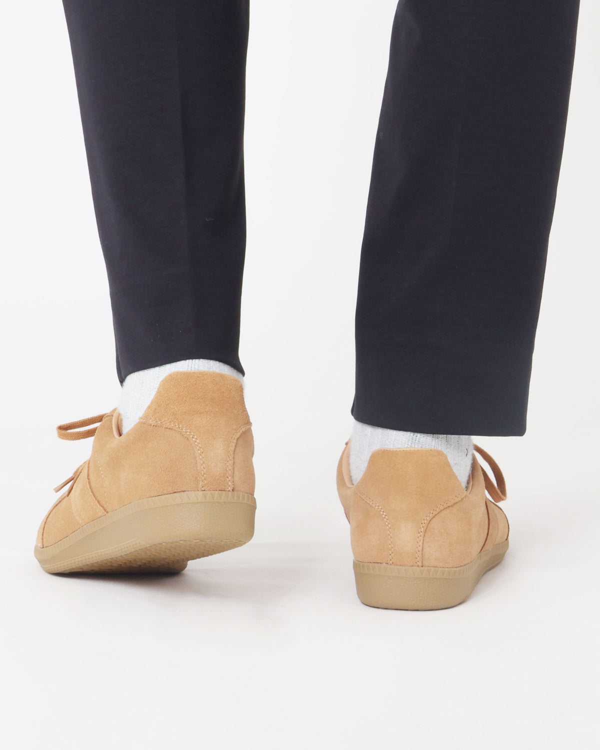 GERMAN TRAINER レースアップ スエードスニーカー 42104 / SUEDE LEATHER / ブラウン