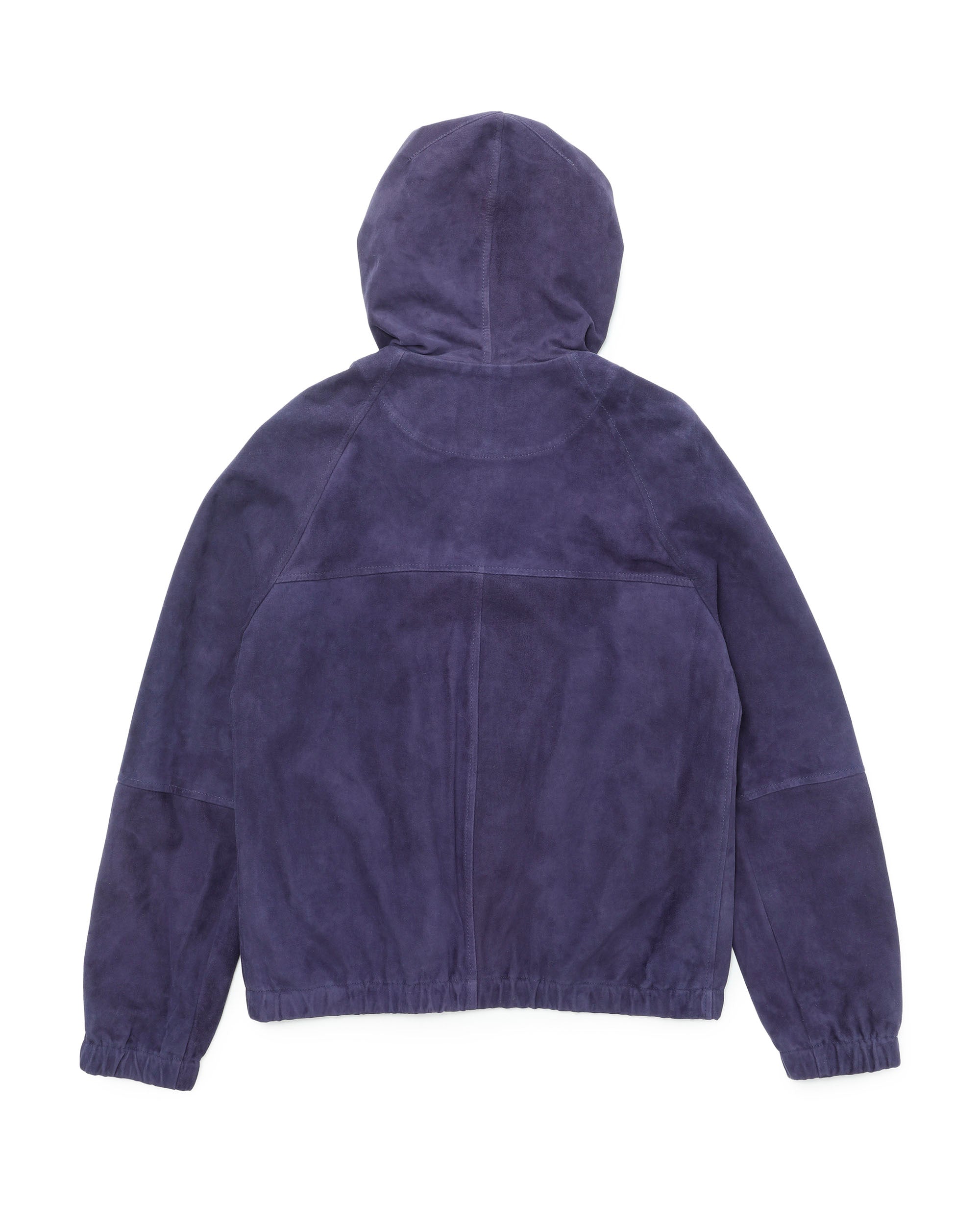 JAYDON SFOD（ジェイドン スフォデラータ） ガンメタルZIP ゴートスエード アンライニング フーディー / オーベルジン