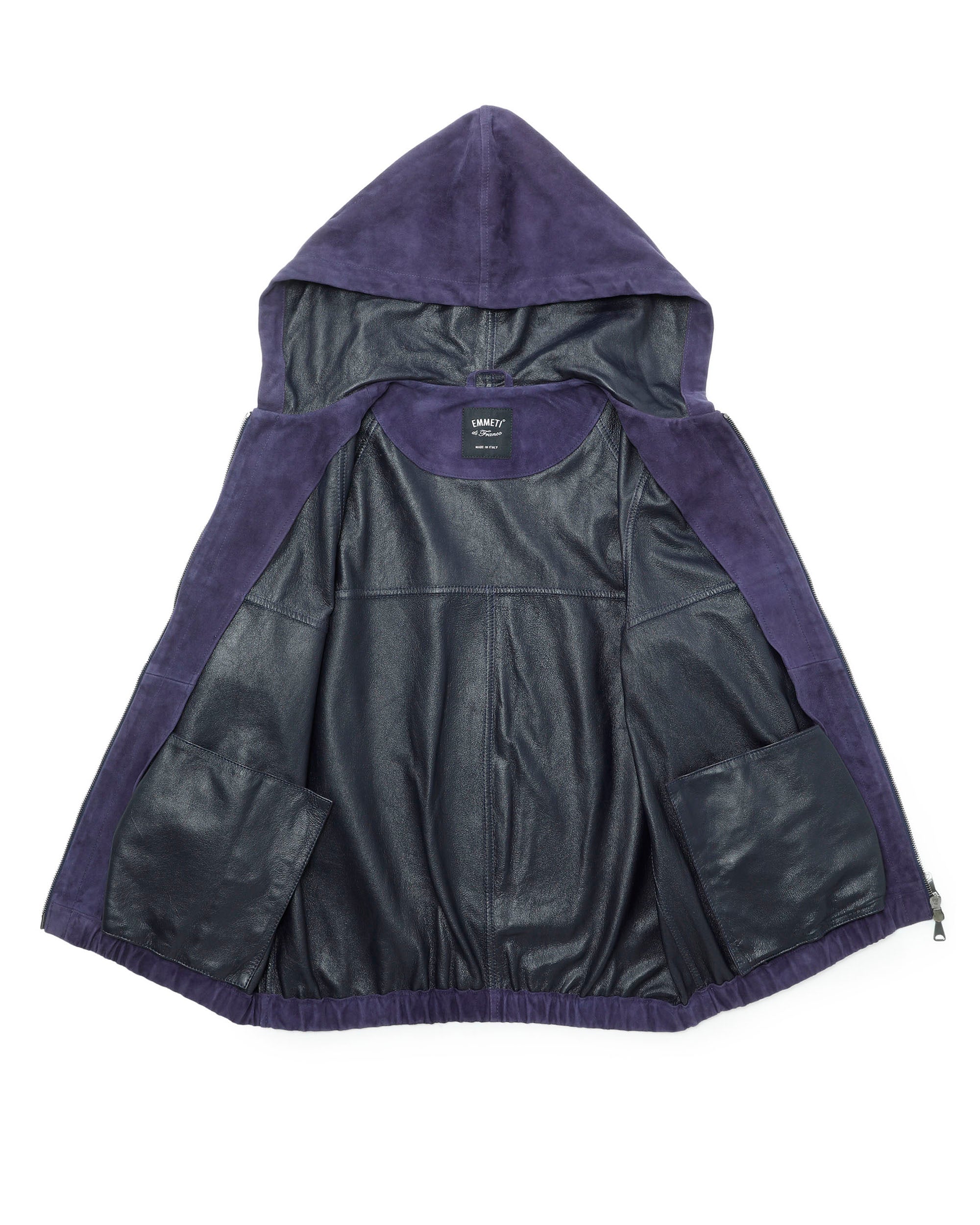 JAYDON SFOD（ジェイドン スフォデラータ） ガンメタルZIP ゴートスエード アンライニング フーディー / オーベルジン