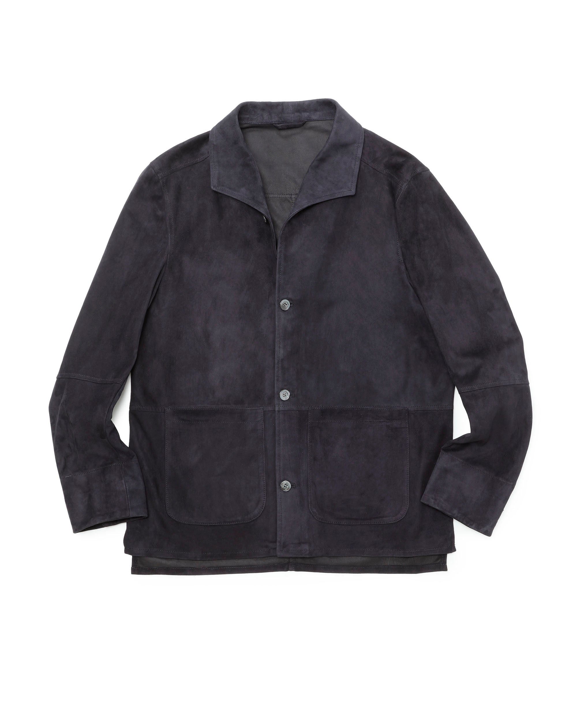 COLE（コール） ゴートスエード アンライニング チョアジャケット / ダークネイビー