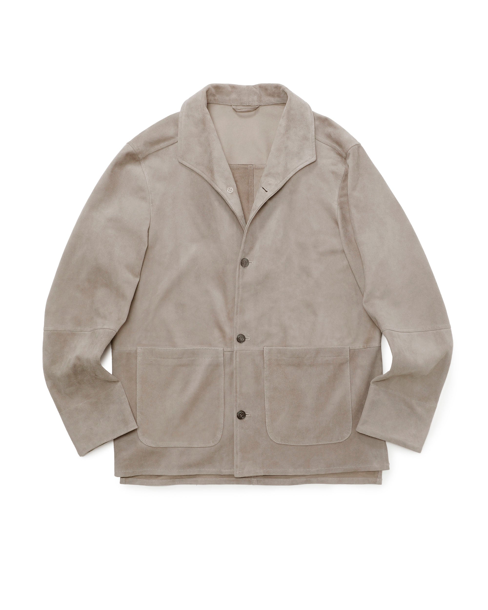 COLE（コール） ゴートスエード アンライニング チョアジャケット / グレージュ