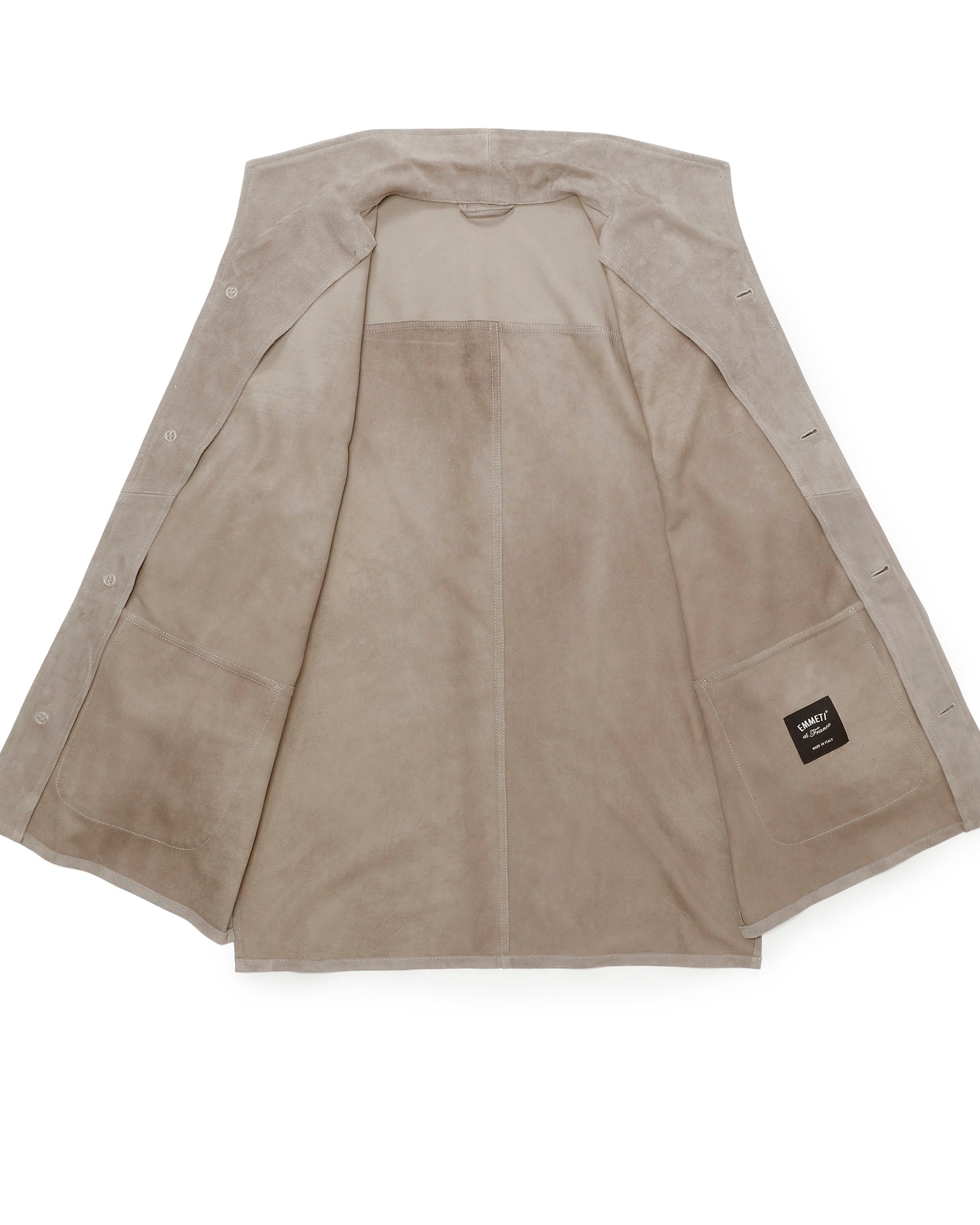 COLE（コール） ゴートスエード アンライニング チョアジャケット / グレージュ