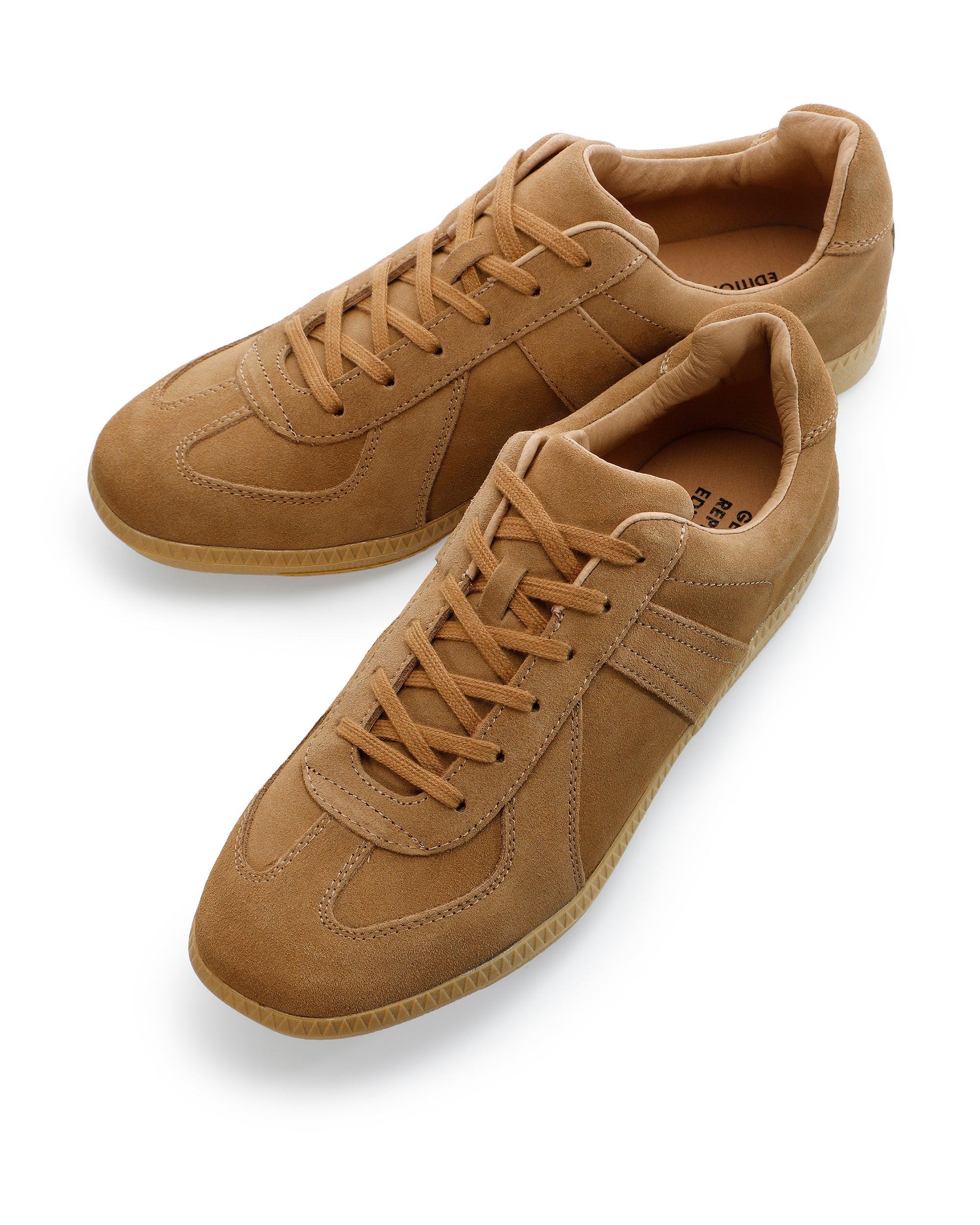 GERMAN TRAINER レースアップ スエードスニーカー 42104 / SUEDE LEATHER / ブラウン