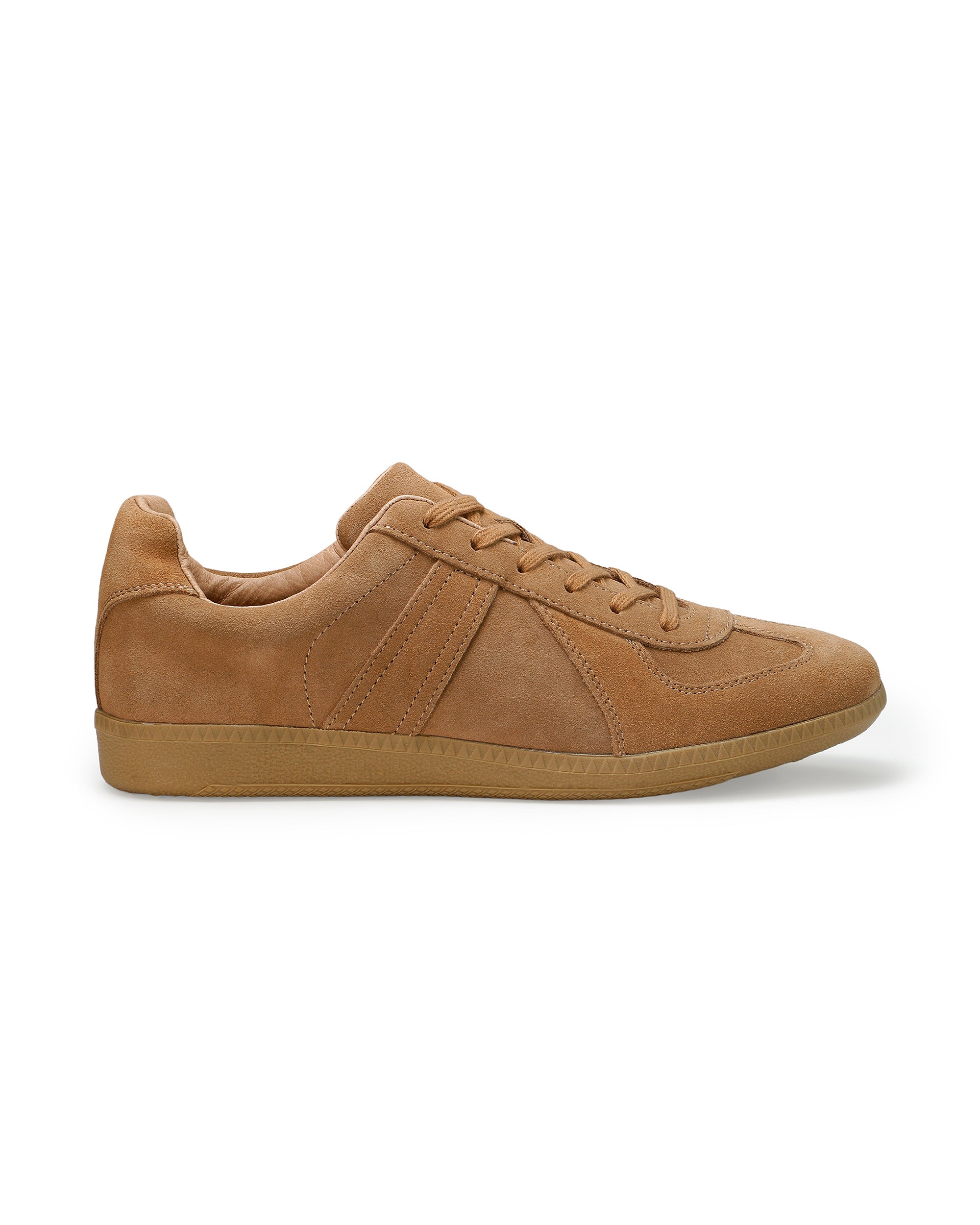GERMAN TRAINER レースアップ スエードスニーカー 42104 / SUEDE LEATHER / ブラウン