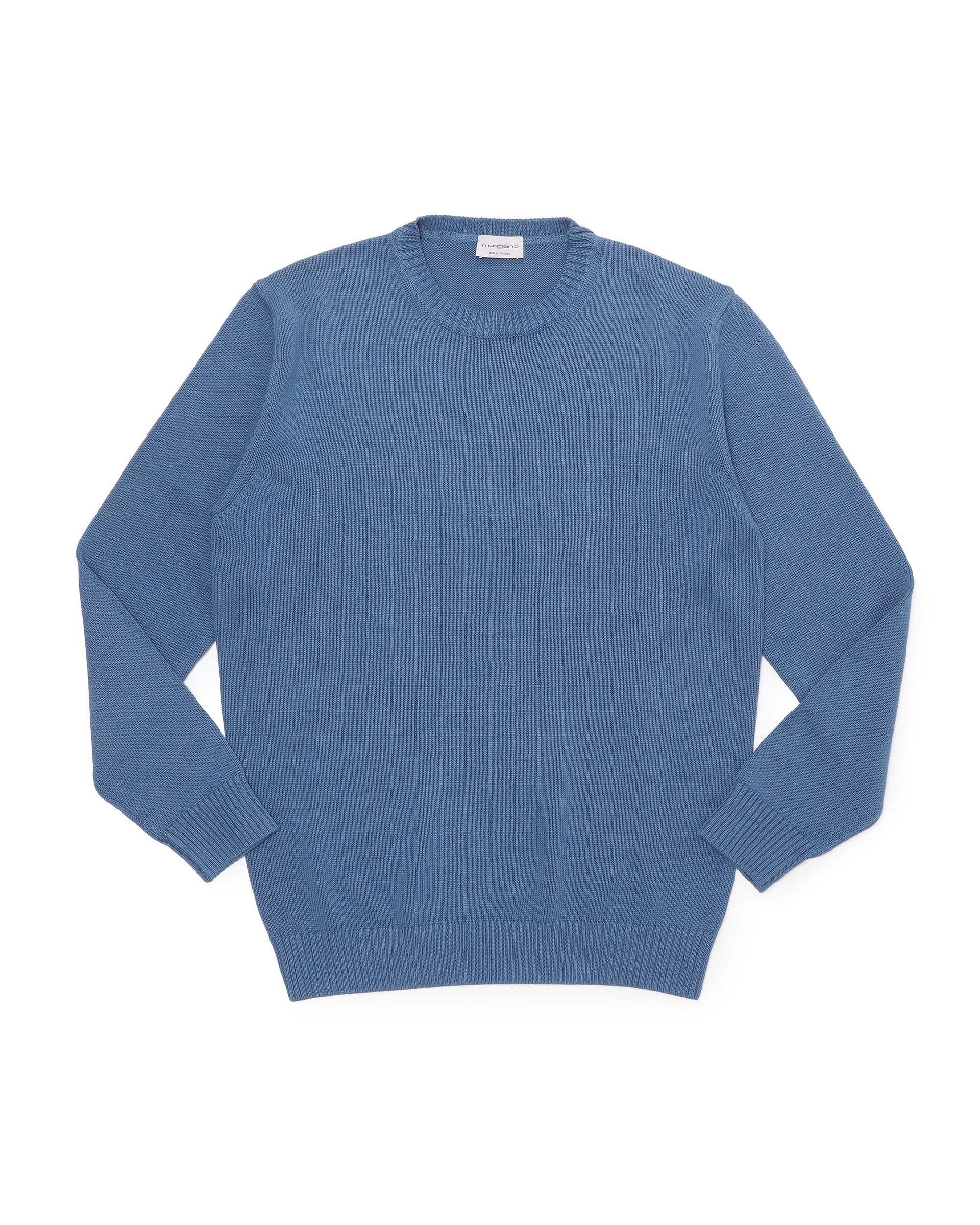 SUPERSOFT EGITTOコットン ミドルゲージ クルーネックニット L/S