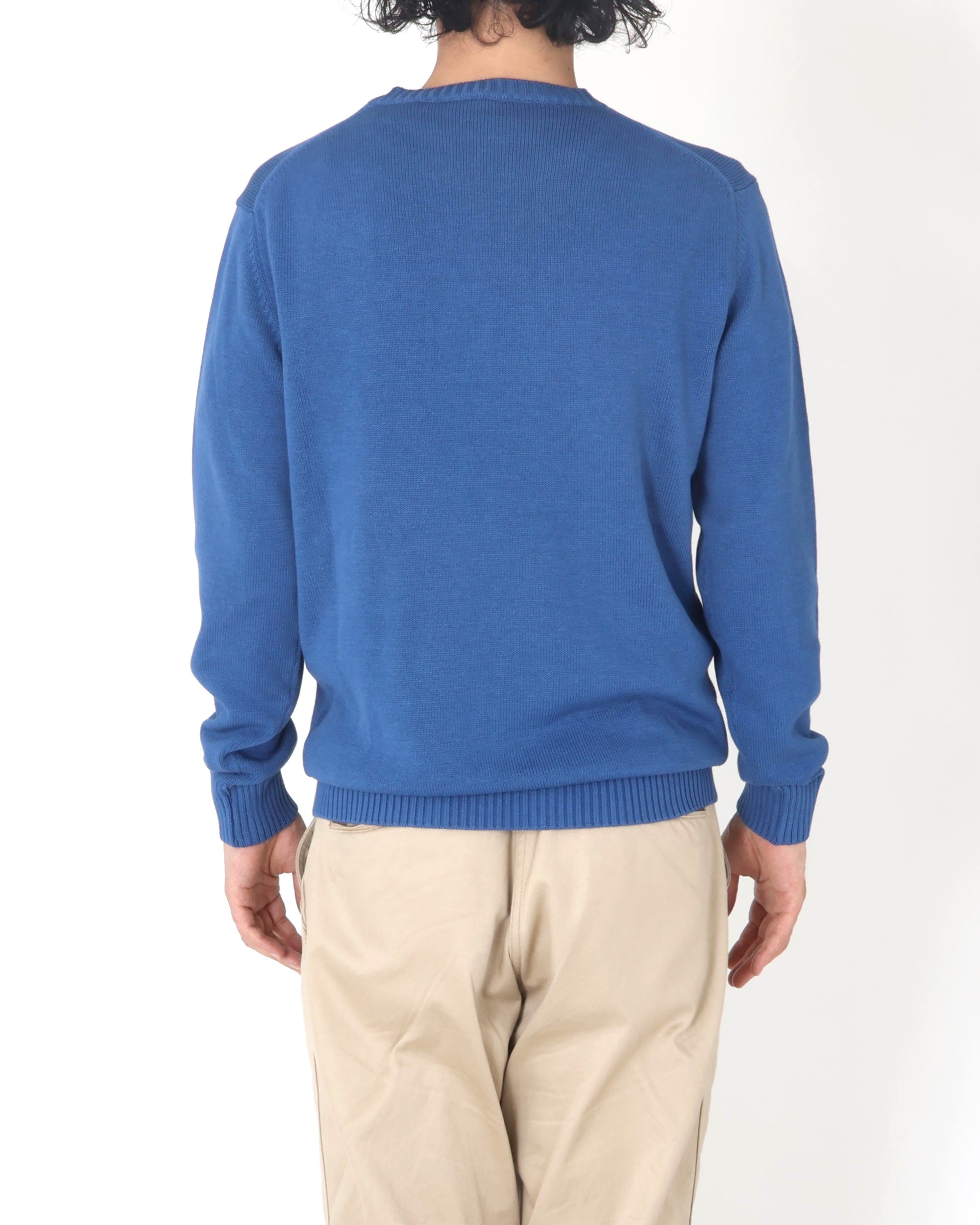 SUPERSOFT EGITTOコットン ミドルゲージ クルーネックニット L/S