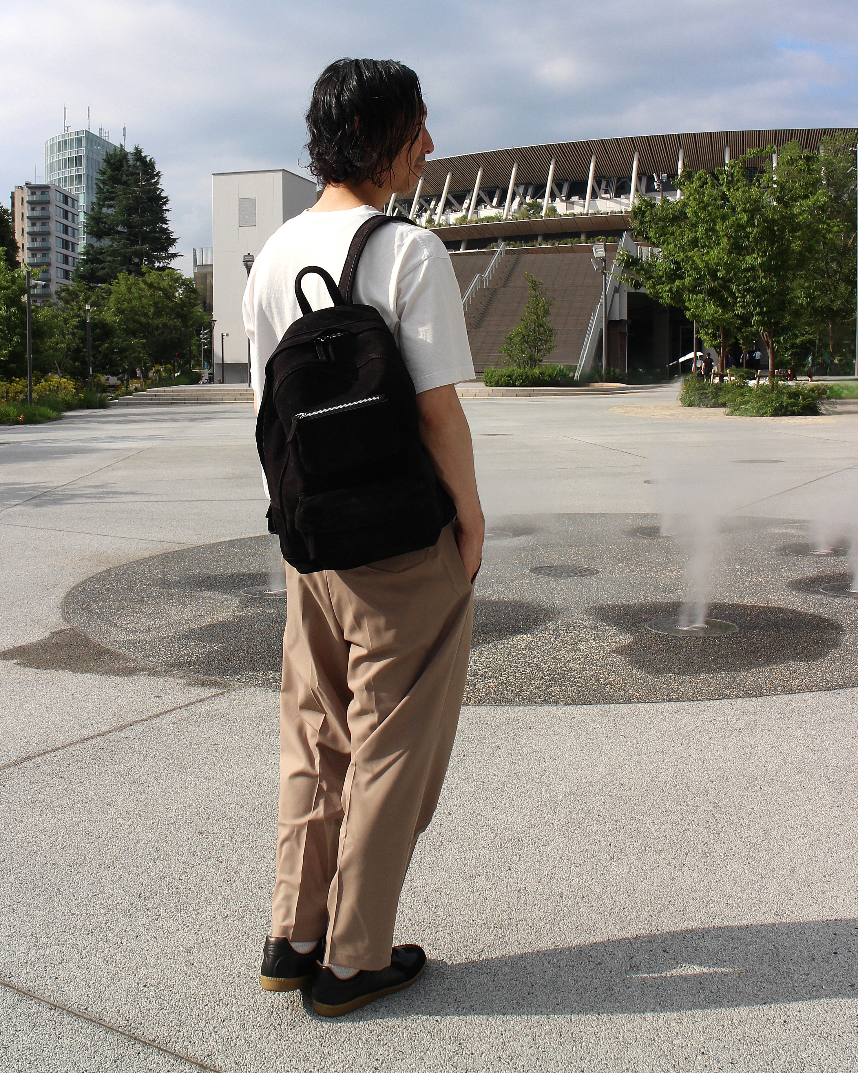 LETHER BACK PACK NABUK（ナブック） / キャメル