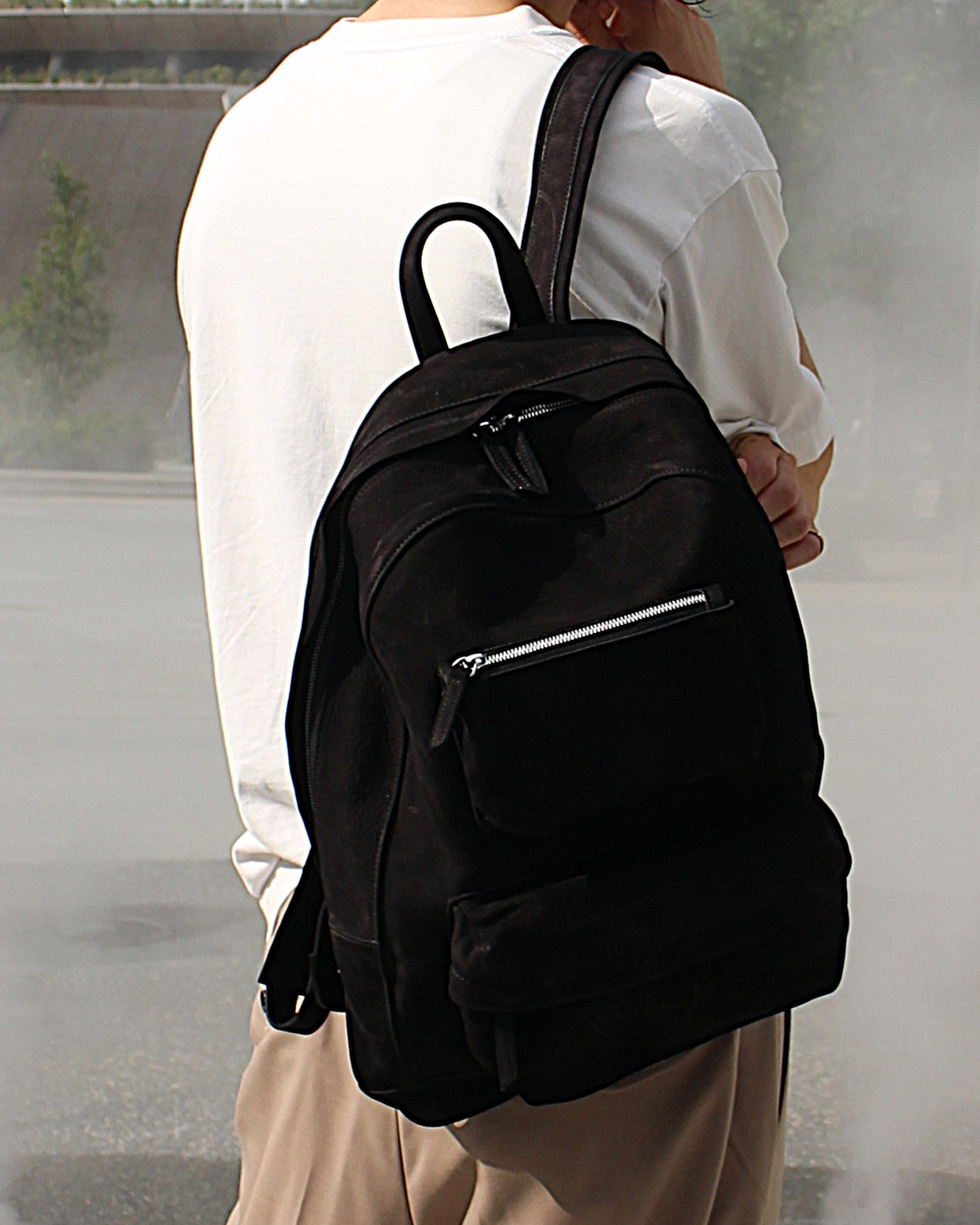 LETHER BACK PACK NABUK（ナブック） / キャメル