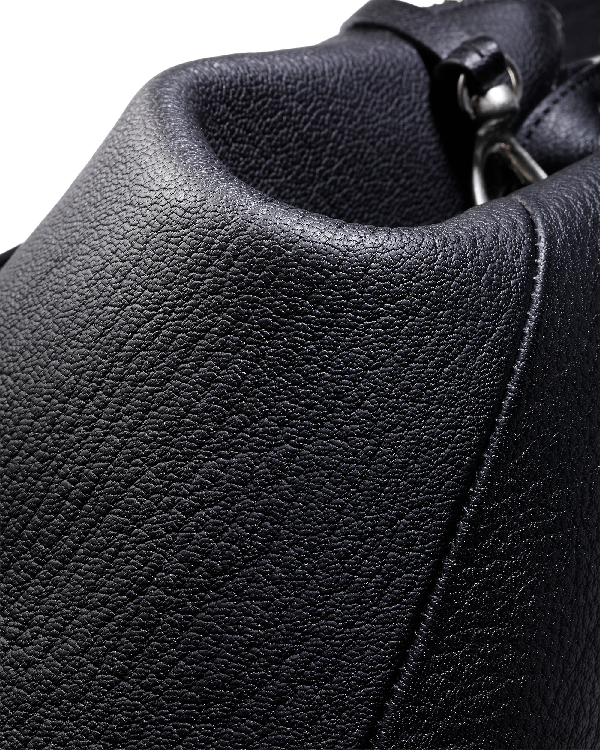 Vertex Goatskin Leather Triangle Shoulder Bag