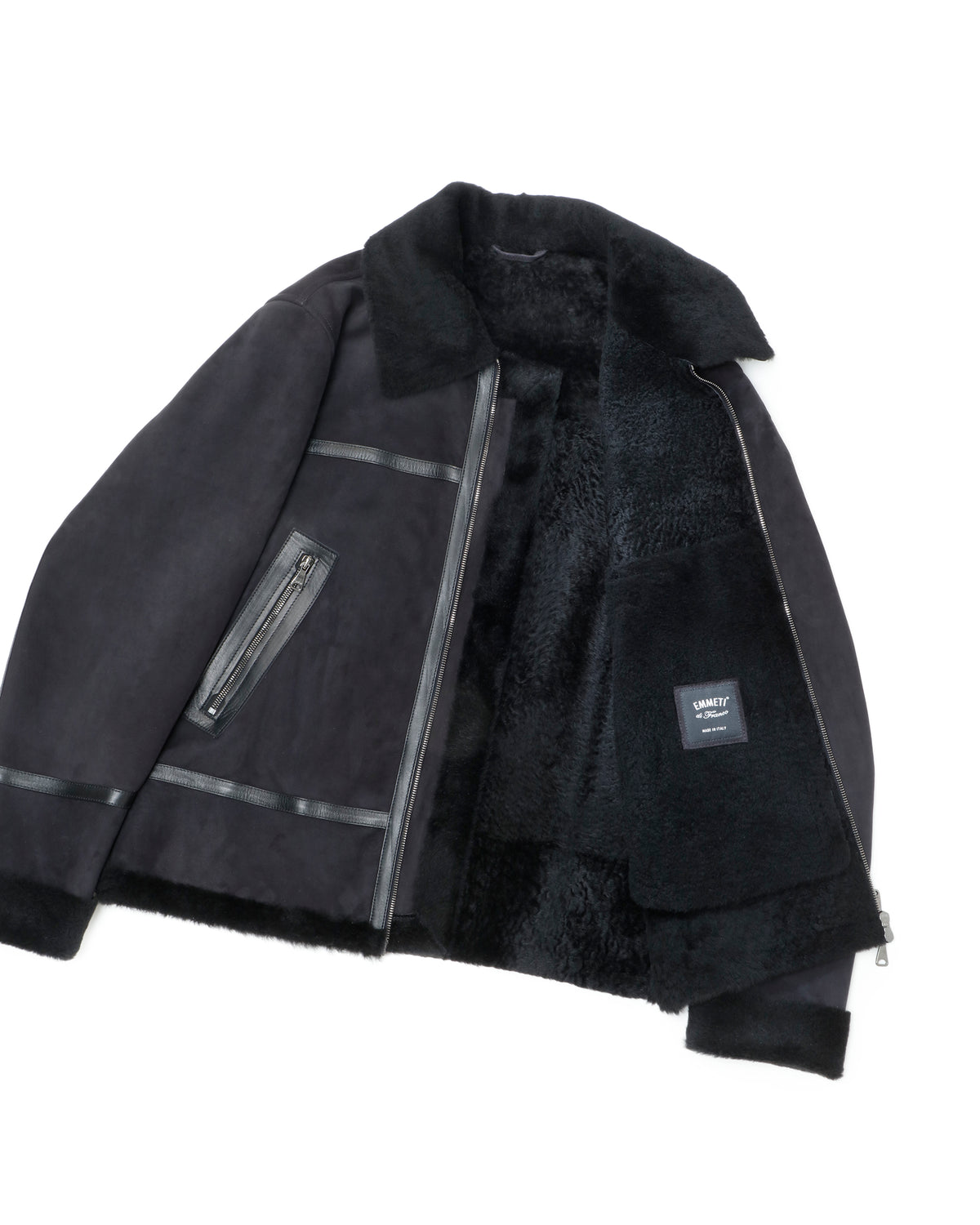 ORWELL 2（オルウェル 2） ガンメタルZIP SPムートン フライトジャケット / ダークネイビー