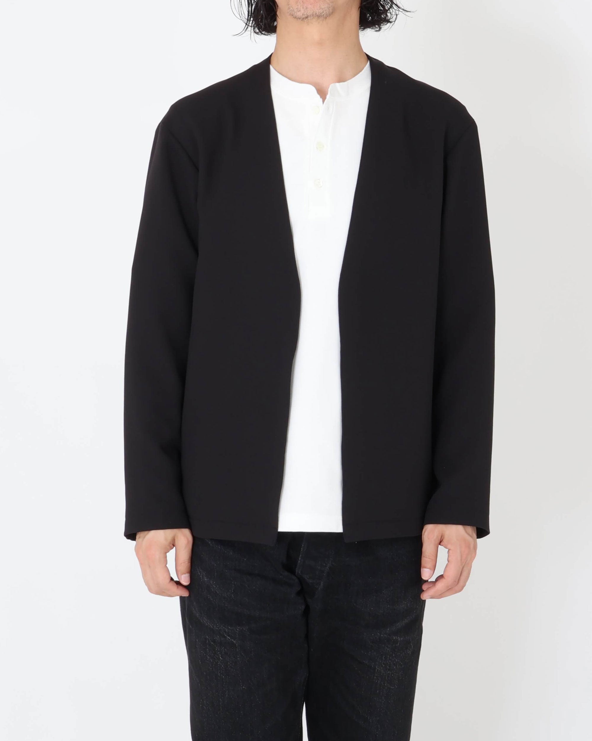BL-IS-AS-0-001 ボタンレスCARDIGAN / ブラック