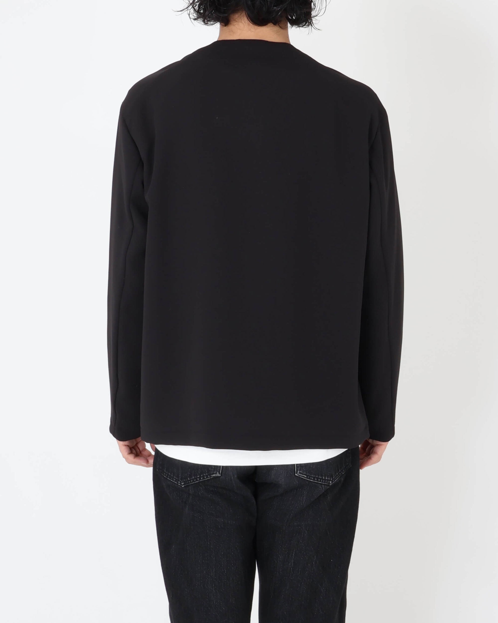 BL-IS-AS-0-001 ボタンレスCARDIGAN / ブラック