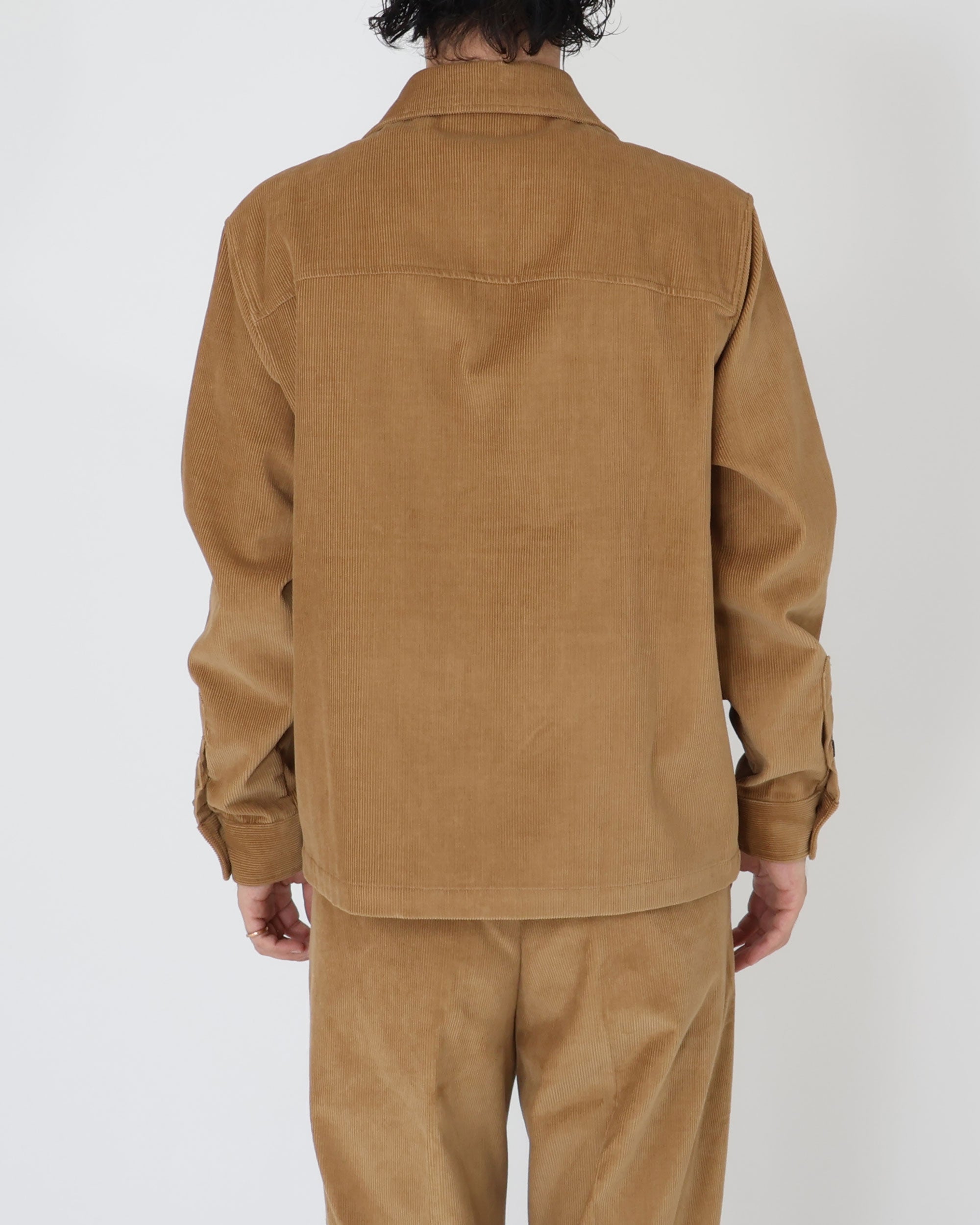 LEROY（レロイ） コーデュロイ カバーオールジャケット / キャメル