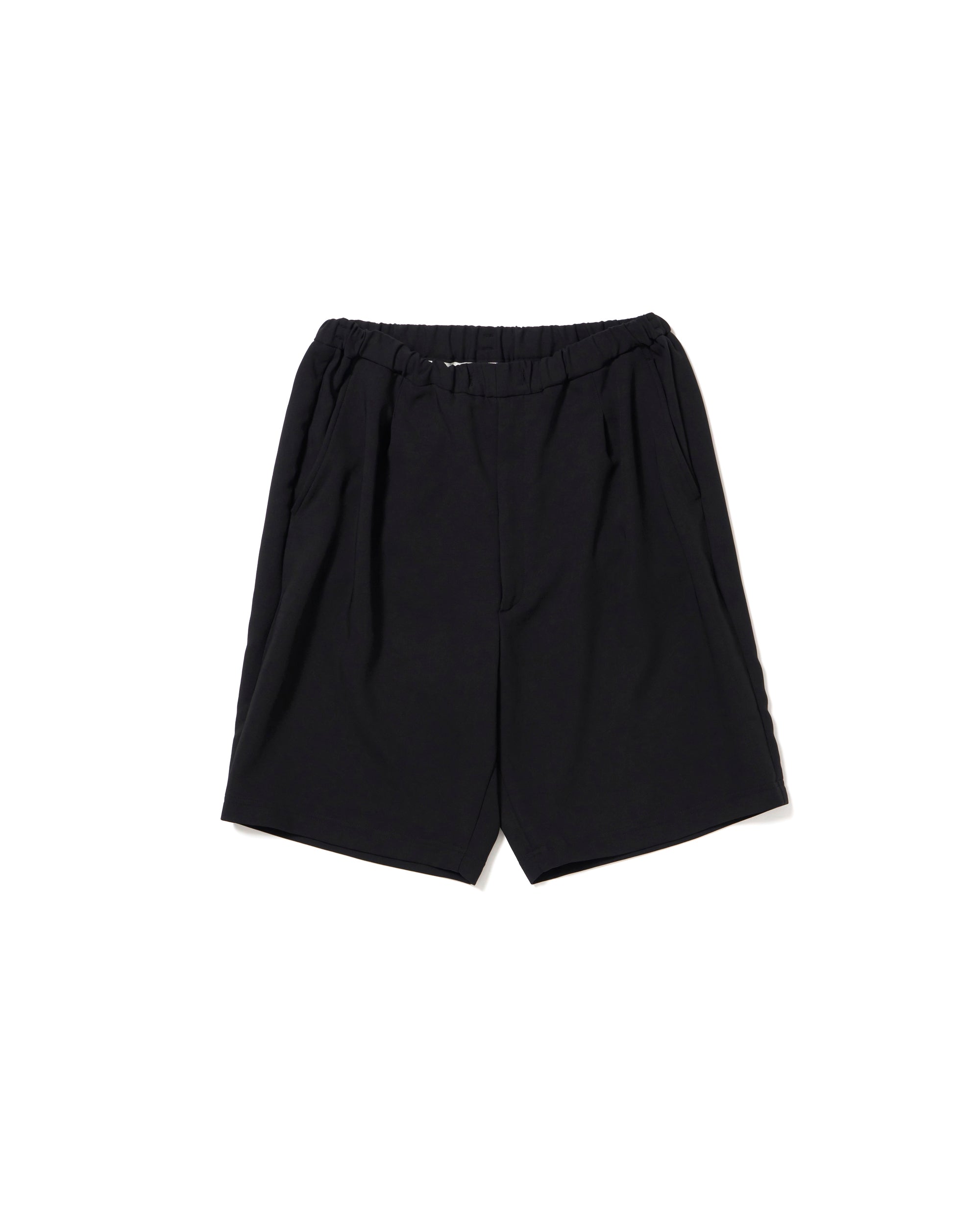 PA-IS-AS-0-005 Shorts con 1 piega / Nero