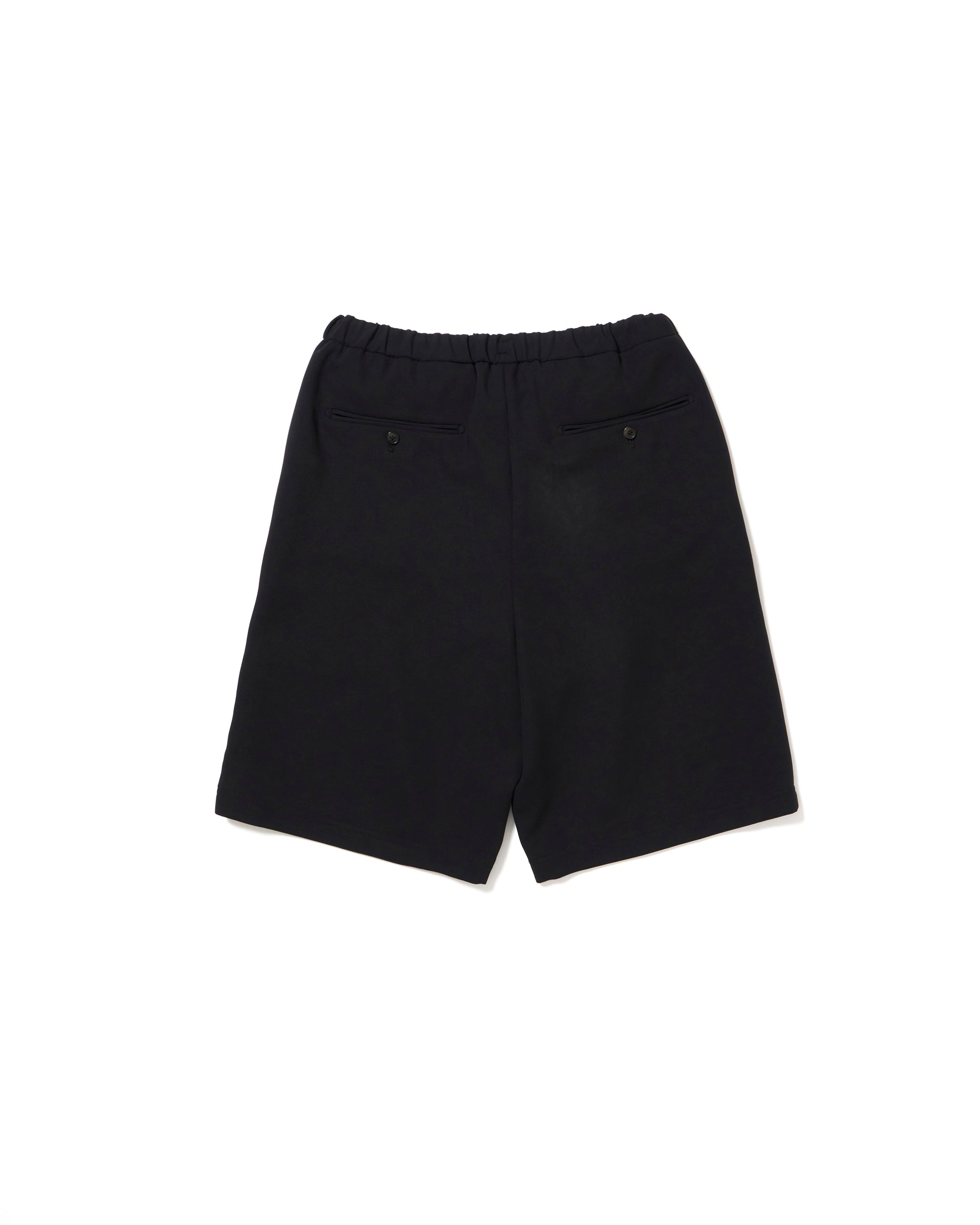 PA-IS-AS-0-005 Shorts con 1 piega / Nero