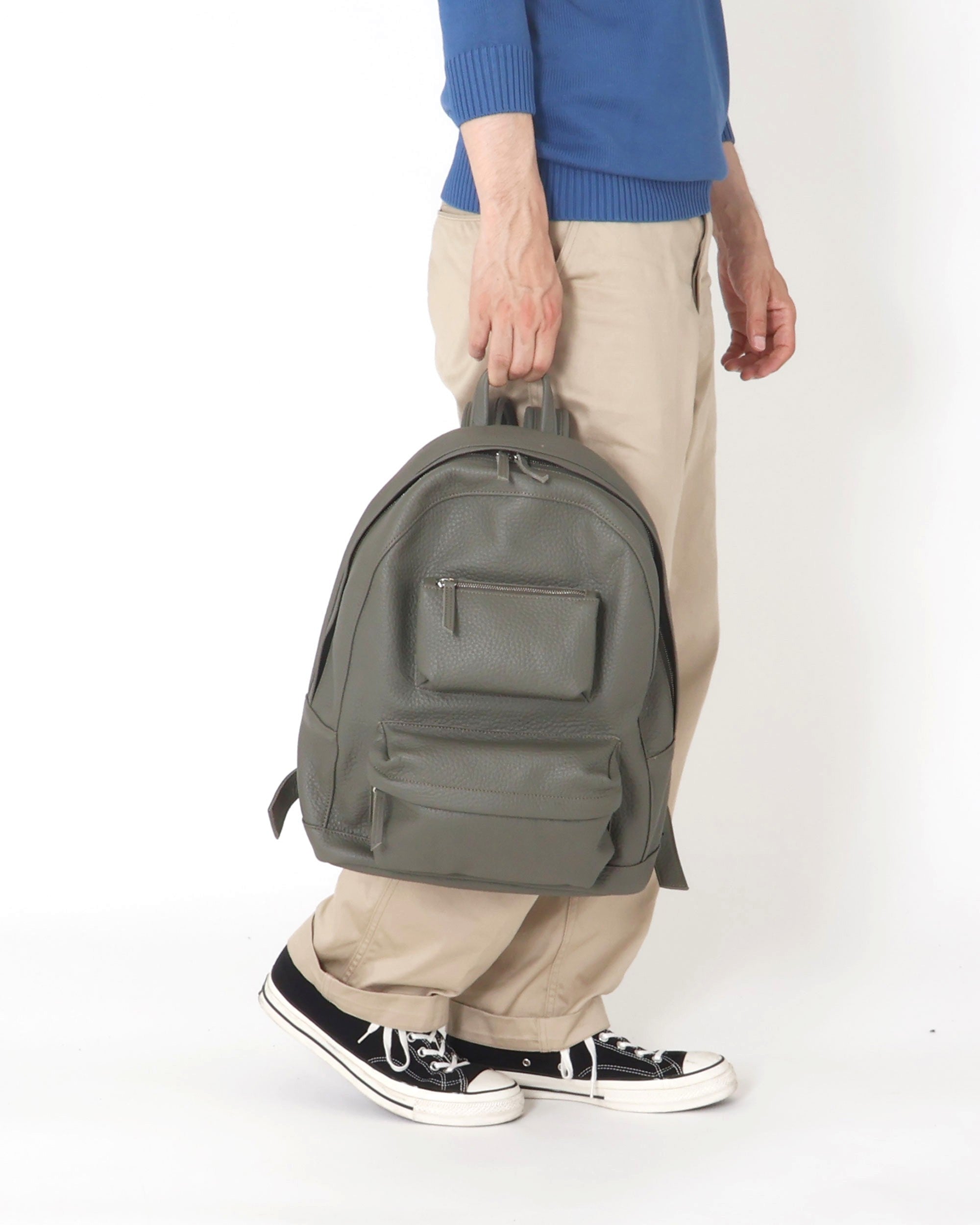 LEATHER BACK PACK TAURUS（タウラス） / オリーブ