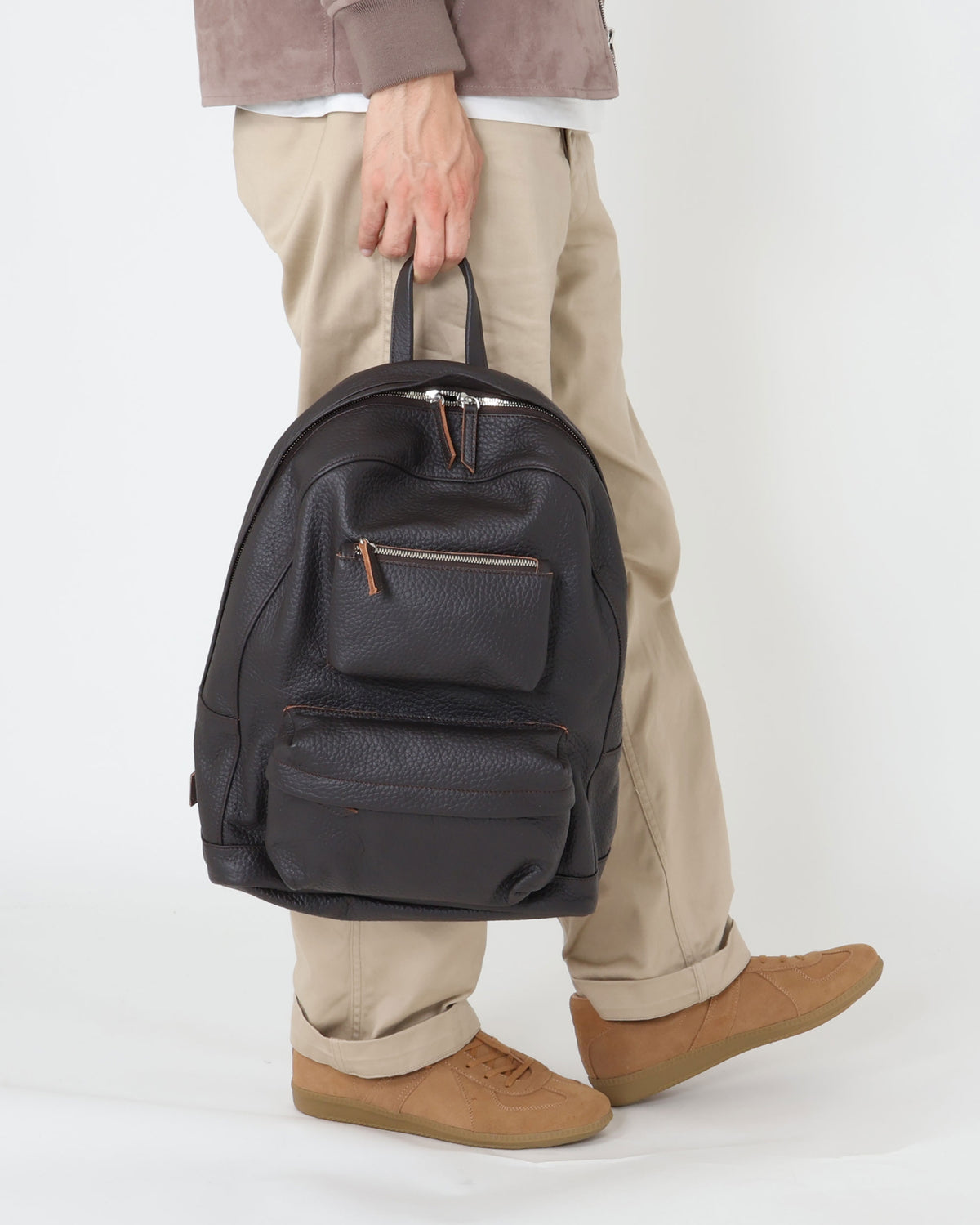 LEATHER BACK PACK TAURUS（タウラス） / ダークブラウン