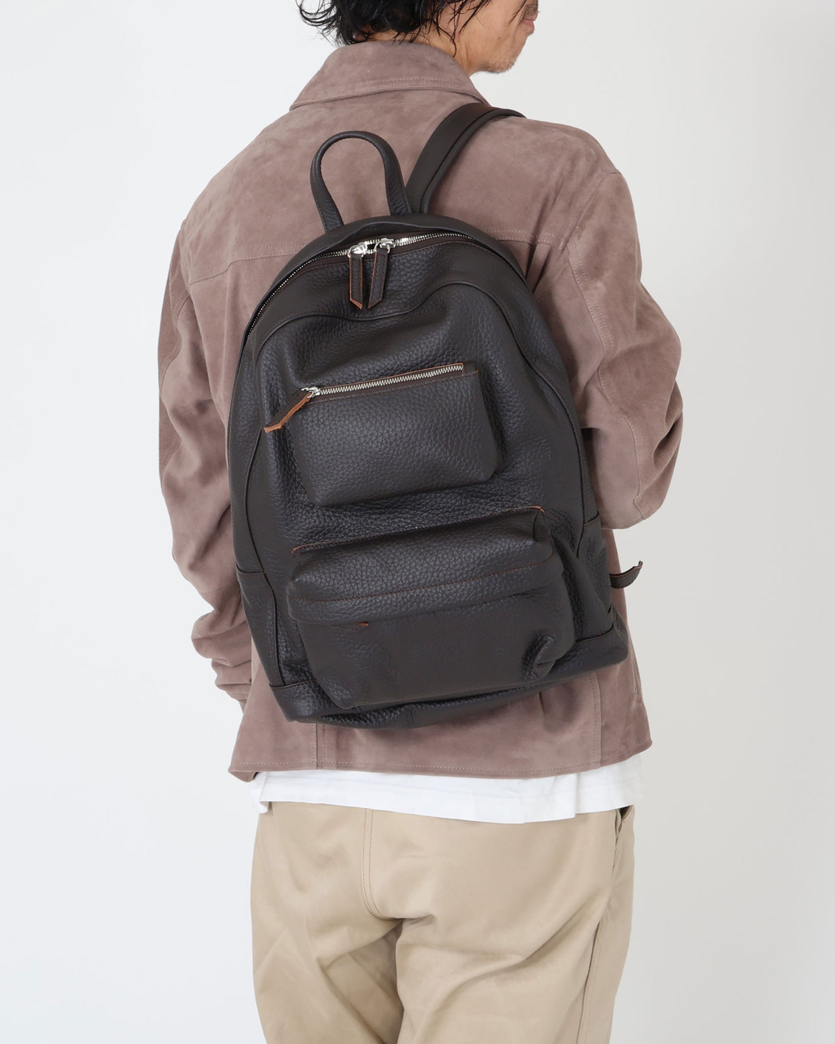 LEATHER BACK PACK TAURUS（タウラス） / ダークブラウン