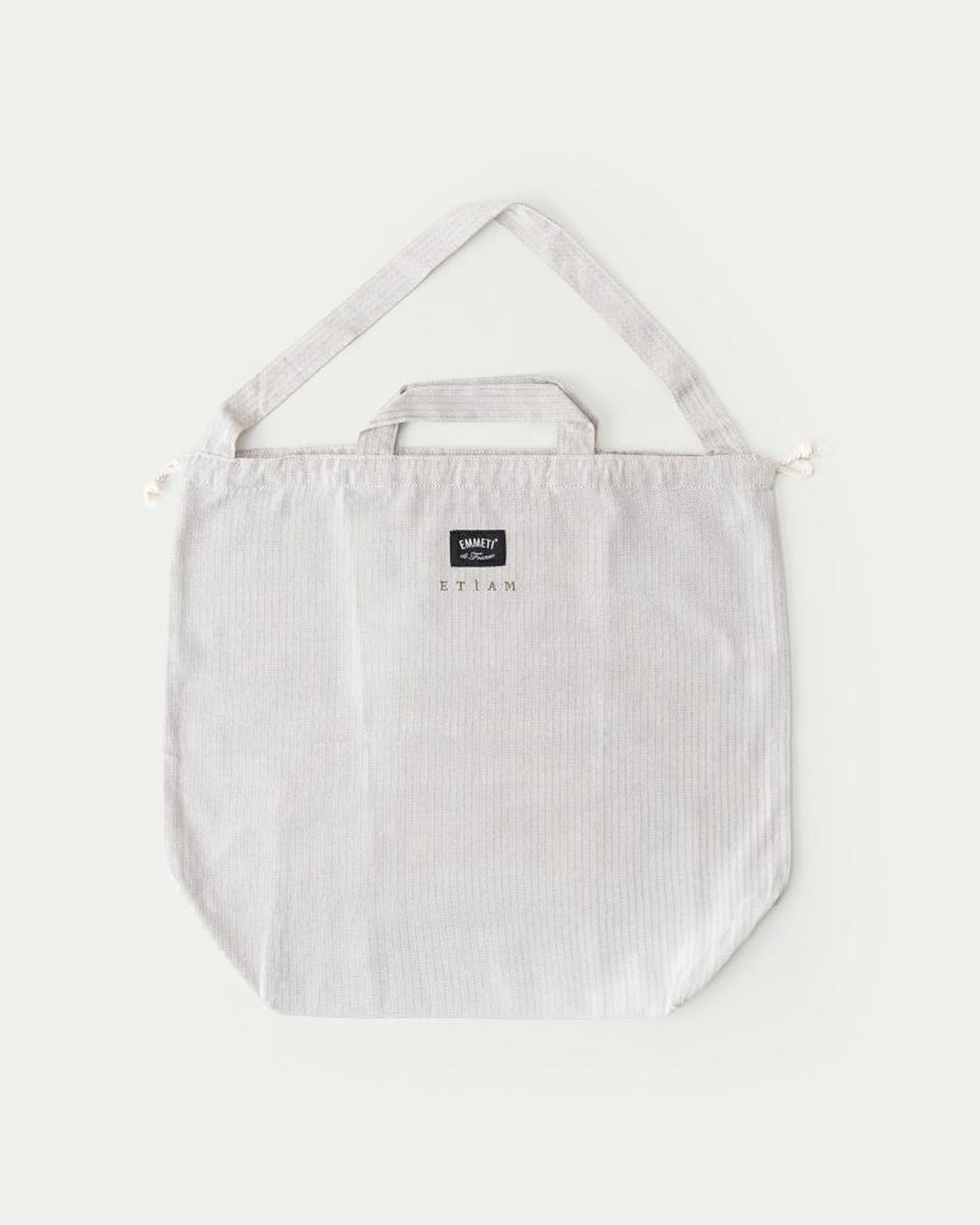 POUCH IN CALFSKIN x FABRIC